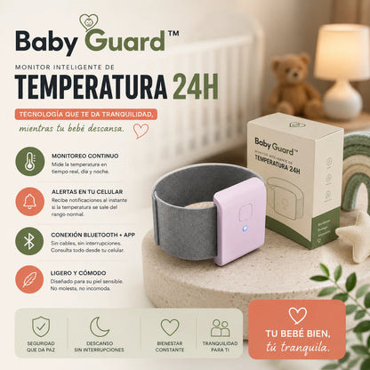 BabyGuard™ Monitor Inteligente Temperatura 24H