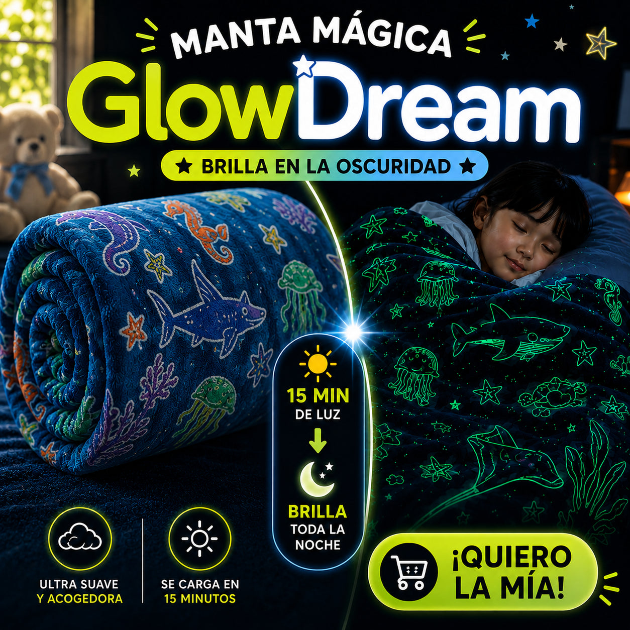 Manta Mágica GlowDream